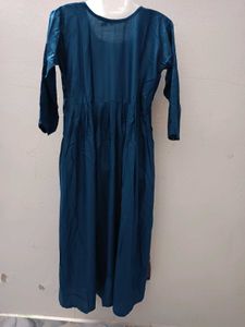 Elegant Blue Embroidered Kurta