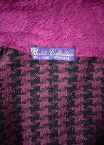 Burgundy  Cardigan+ Gift 🎁