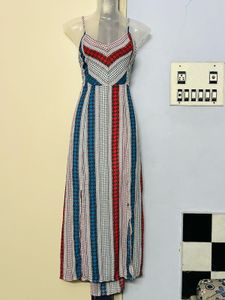 Pintrest Striped Maxi Dress