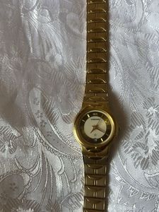 Golden Samsung watch