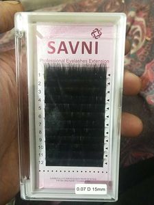 0.07 D 15MM Permanent Eyelashes 12 Rows