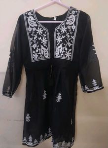 Semi Sheer Kurti
