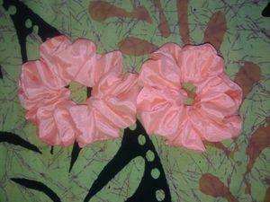 5 Beautiful Scrunchies  🌼