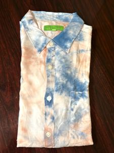 FOMO Brand New Tie-Dye Button-Down Shirt
