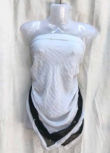 Elegant White Embellished top