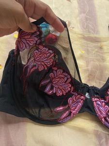 Pluse Size See Through Bra
