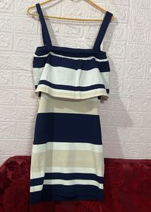 Navy &amp; White Striped Beauty