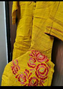 Combo Of Raw Silk Kurthas