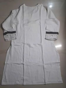 Elegant White Kurti