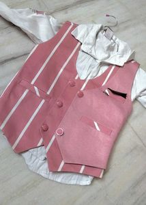 Beautiful Set Of Party Wear Pants Coat T-shirt 🎀