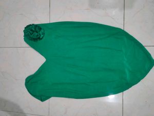 Party Wear Green Top