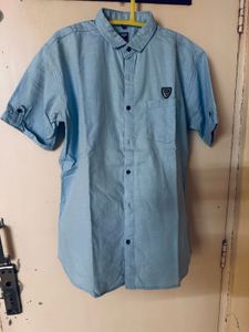 Blue Casual Shirt