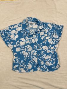 Floral Button-Up Top