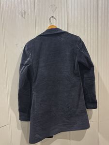 Vintage Blue Corduroy Coat S-M