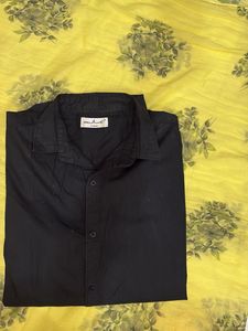 Classic Black Button-Down Shirt