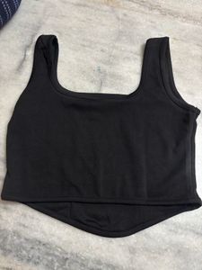 Combo Red And Black Corset Type Top