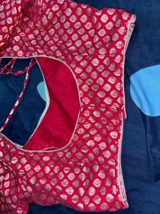 Iridescent Fabric Double Colour Saree