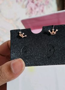 Giva Rose Gold Tiara Earrings