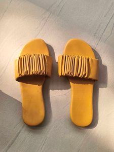 💛Mustard Ruched Flats💛