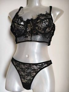 36"-38"Lace Lingerie Set