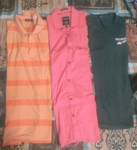 3 Piece Combo Shirt And Tshirt