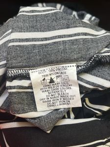 Black And White Stripes Top