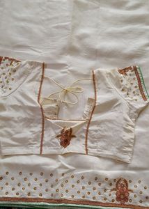 Designer Saree With Blouse, Size 38&#39;&#39;