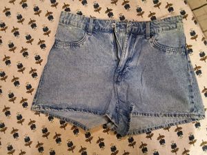Light Blue Denim Shorts