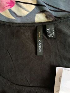 Mango Black UK Flag Top