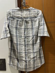 Checkered Casual Top