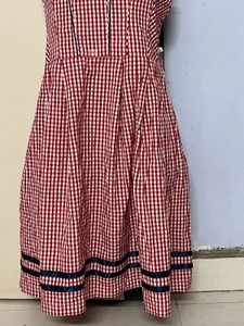 Pintrest Gingham Fit &amp; Flare Dress