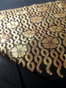 Black Zari Work Comfortable Cotton Saree