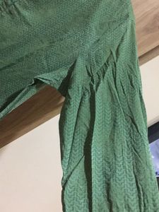 Green Cotton Kurta