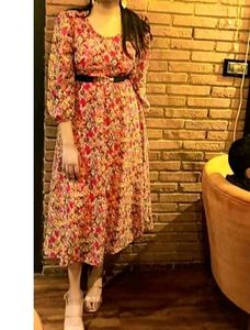 Trendy Floral Maxi Dress🌼🌸
