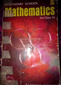 Class X, R S Aggarwal Maths Book.