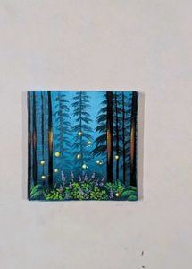 Mini Enchanted Forest Painting