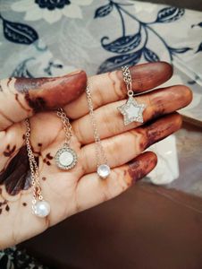 🔥But2Get2Free🔥 Silver Necklace Set