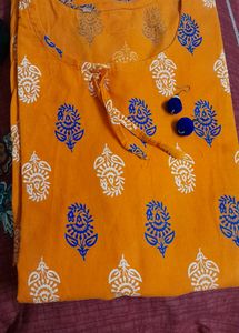 Pure Cotton Printed Kurti