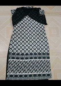 Stylish Black Jacket Kurta