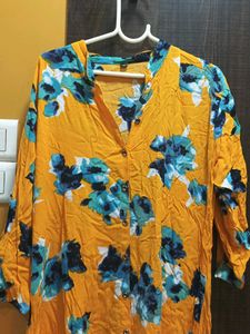 Floral Print Kurta