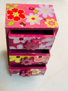 Floral Mini Drawer Chest