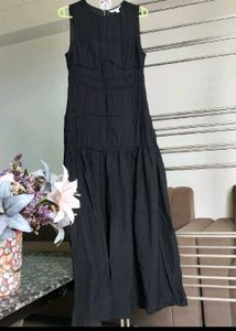 H&amp;M Sleeveless Black Maxi Dress