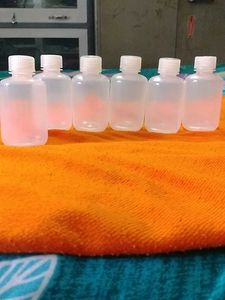 Small Empty Plastic Bottles (Lot of 6)