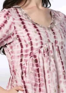 New Unused Xxl Avaasa Tie-Dye Print Kurta