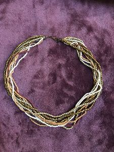 multi bead layer necklace