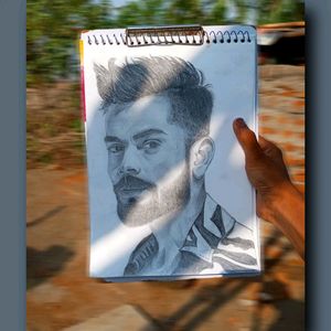 Selling A Sketch Of Virat Kohli