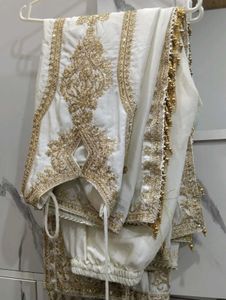 White Pakistani Stitched Suit