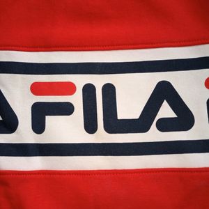 Fila Unisex Red Sweatshirt in Large