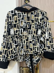 Geometric Print Top