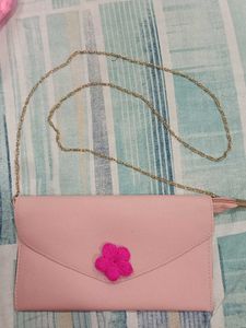 Cute Puff Flower Sling Bag